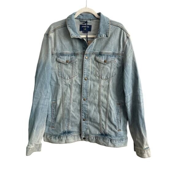 NWT Chubbies The Denim Trucker Jacket Size XL Light Vintage Wash - Picture 1 of 8